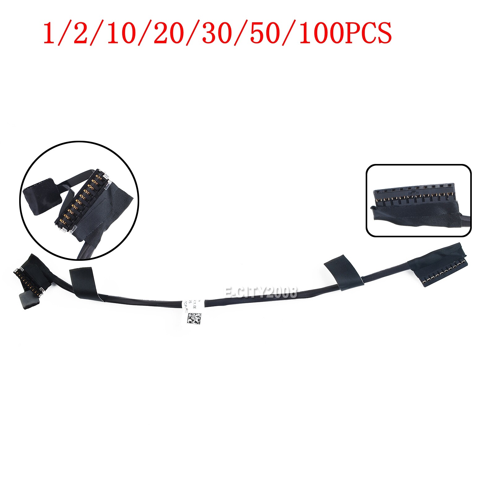 Lot Battery Cable For Dell Latitude 7480 E7480 7490 E7490 CAZ20 DC02002NI00