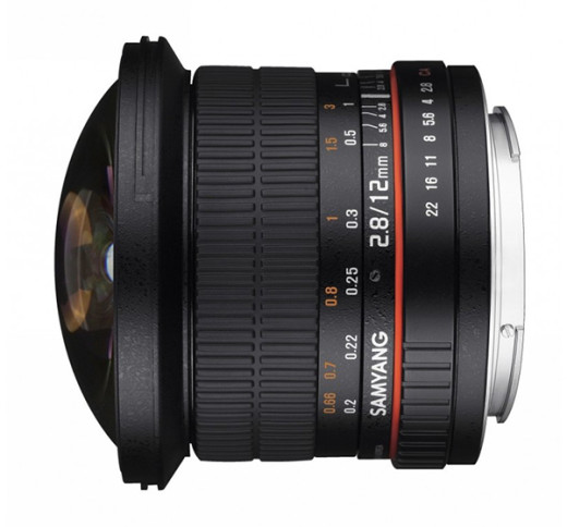 Samyang 12mm F2.8 ED AS NCS Full Frame Fisheye Lens: Fujifilm X Mount
