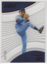 2023 Panini Chronicles Clear Vision Red #26 Frank Viola /100 