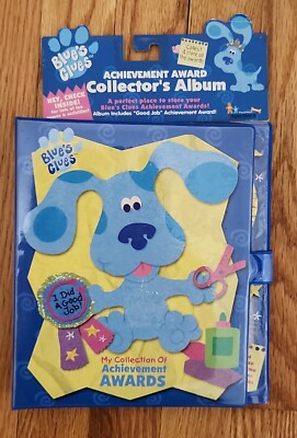 Blue's Clues Nick Jr. Vintage 2000 Achievement Award Collector's Album NEW RARE!