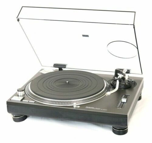 Technics SL-1200 MK3 Black Pair Direct Drive DJ Turntables Set Japan [Near  Mint]