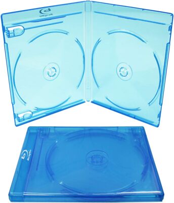 Lot Of 10 Double Discs Standard Blu-Ray Replacement Cases For Blu Ray US Store