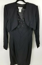 VTG Scott McClintock Womens Black with lace and Jacket Made In The USA Classic
