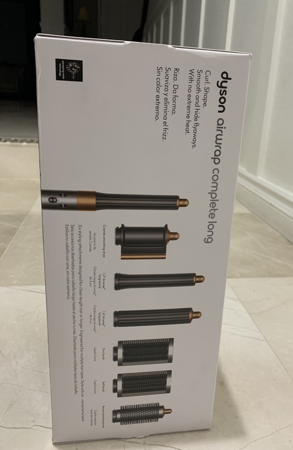 Dyson Airwrap Multi-Styler Complete Long in Silver Nickel