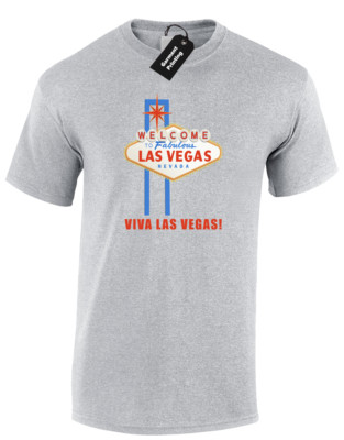 VIVA LAS VEGAS MENS T SHIRT FUNNY COOL USA CASINO DESIGN FASHION CLASSIC TOP