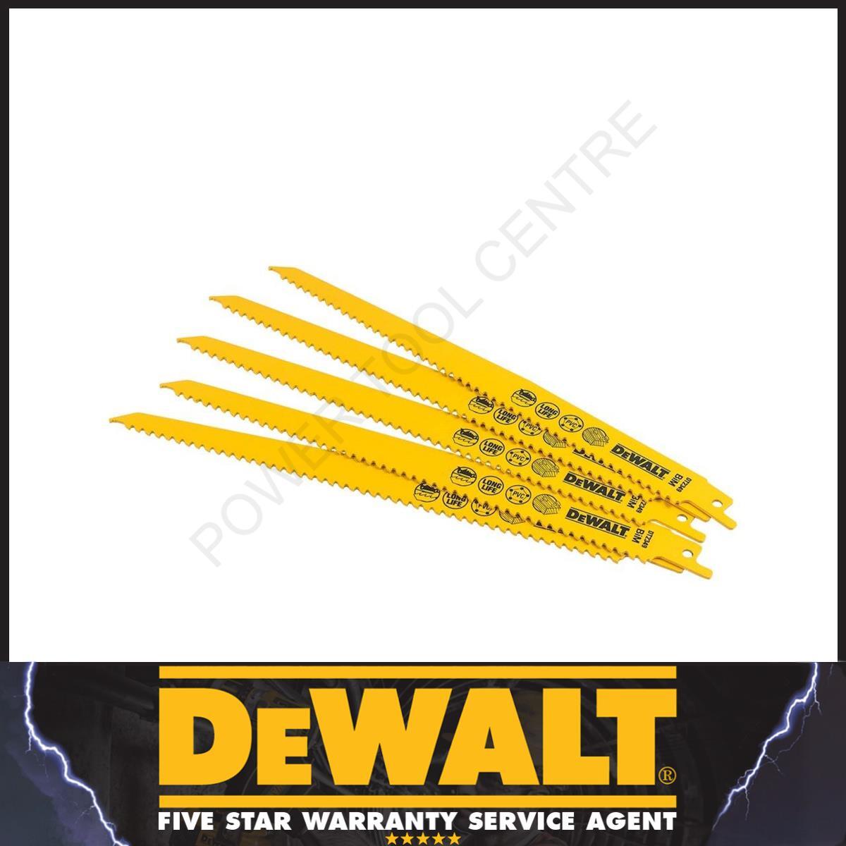 DeWalt DT2349 S1111VF Loose BiMetal Reciprocating Recip Saw Blade Blades 228mm eBay