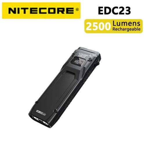 NITECORE EDC23 Untra Slim Tactical EDC Flashlight USB-C Rechargeble Torch Light - Picture 3 of 13