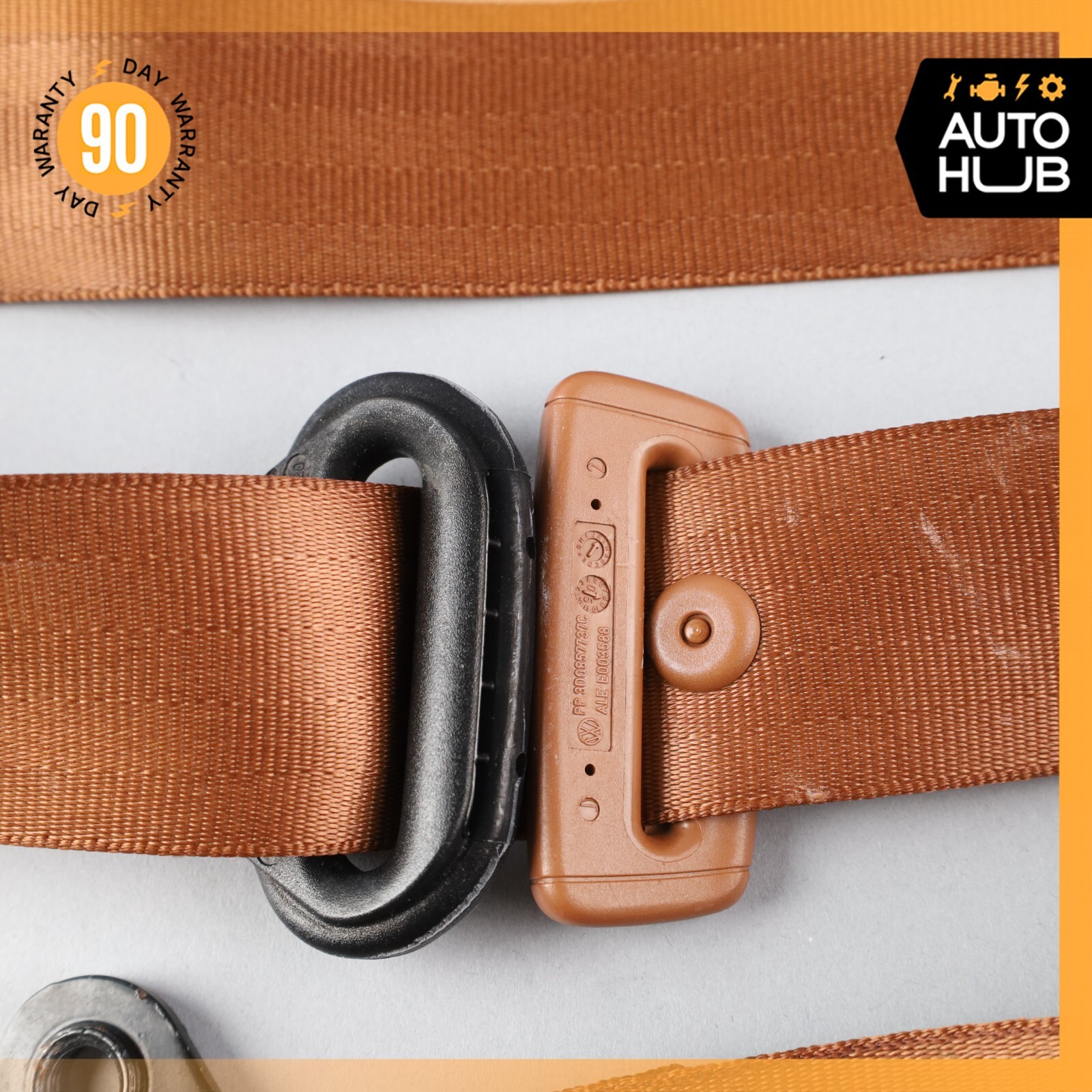 06-13 Bentley Continental Flying Spur Front Right Side Seat Belt Brown OEM 58k