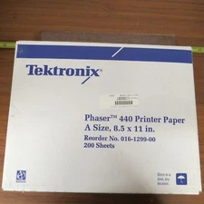 + Tektronix Phaser 440 Printer Paper 016-1299-00