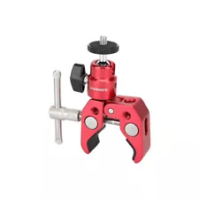 Universal Super Clamp with 360° Mini Ball Head For Monitor Light Camera Pole