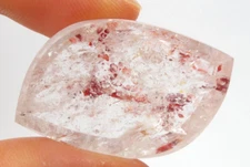 IP-15 Ironite Quartz 45.23ct 21x35x8mm free form shape limonite Hematoide quartz