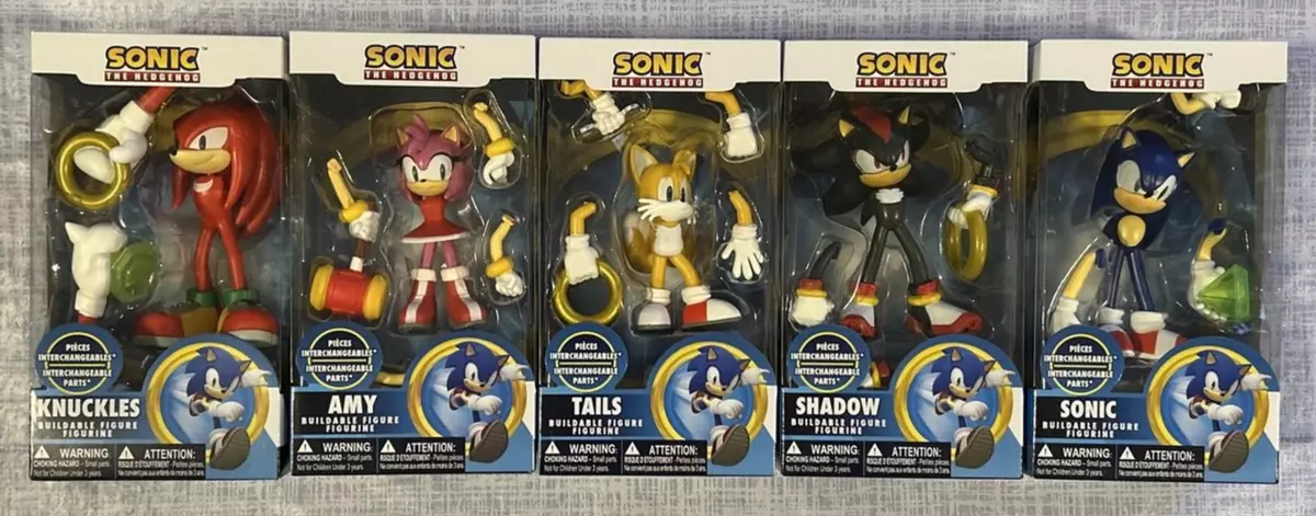 Diorama Completo Sonic The Hedgehog Craftable Constructibles Sonic Amy  Tails Shadow Knuckles - Just Toys - Bonecos - Magazine Luiza