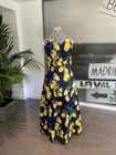 Lindy Bop Ruby Navy Lemons Vintage Style Dress