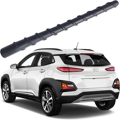 7'' Short Rubber Spiral Antenna Mast Radio AM/FM for HYUNDAI KONA 2018-2021 New