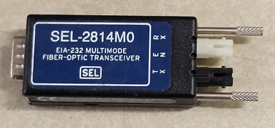 Sel 2814 EIA RS 232 SERIAL Multimode Fiber Optic Transceiver CONVERTER #Z