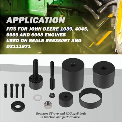 HGV Tools John Deere Crankshaft Gear & Front Seal Installer - Alternative To JDG954B