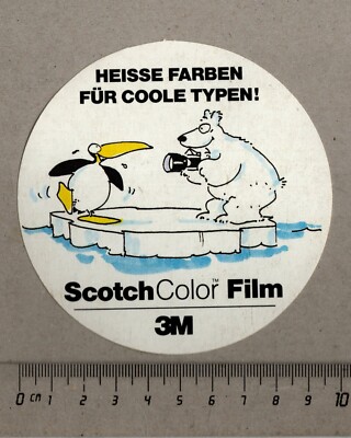 Aufkleber/Sticker Scotch Color Film 3M