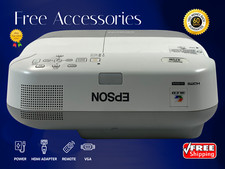 3LCD Ultra Short Throw Projector 2600 ANSI for Conference Meeting Room w/Remote