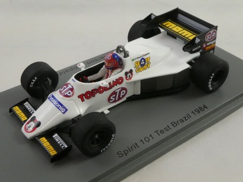 Spirit 101 21 F1 Grand Prix du Brésil 1984 Mauro Baldi Spark S3926 Spirit 101 21 F1 Grand Prix du Brésil 1984 Mauro Baldi Spark S3926