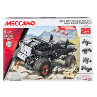 Meccano 4x4 25 Off-road Truck Building Set 443 Pieces Model:24328924 Meccano 4x4 25 Off-road Truck Building Set 443 Pieces Model:24328924