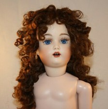 Antique, Repo, BJD  More Mohair "Elaine" Wig Sizes 5-6, 7-8,9-10,11-12,13-14