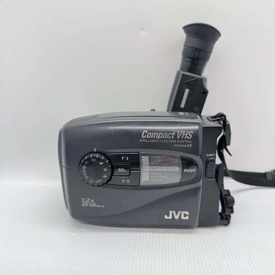 JVC GR-AX4227E Compact VHS-C Video Camcorder + Charger **PARTS/REPAIR** - Image 2 of 4