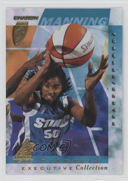 1997 Pinnacle Inside WNBA Executive Collection Sharon Manning #28 Rookie RC 1as0