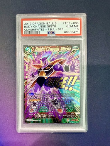 2019 Body Change Ginyu [SPR] #TB3-006