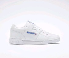 Reebok Workout Plus Trainers Men’s White Size UK 11.5 EU 46 (REF39) Rrp £75