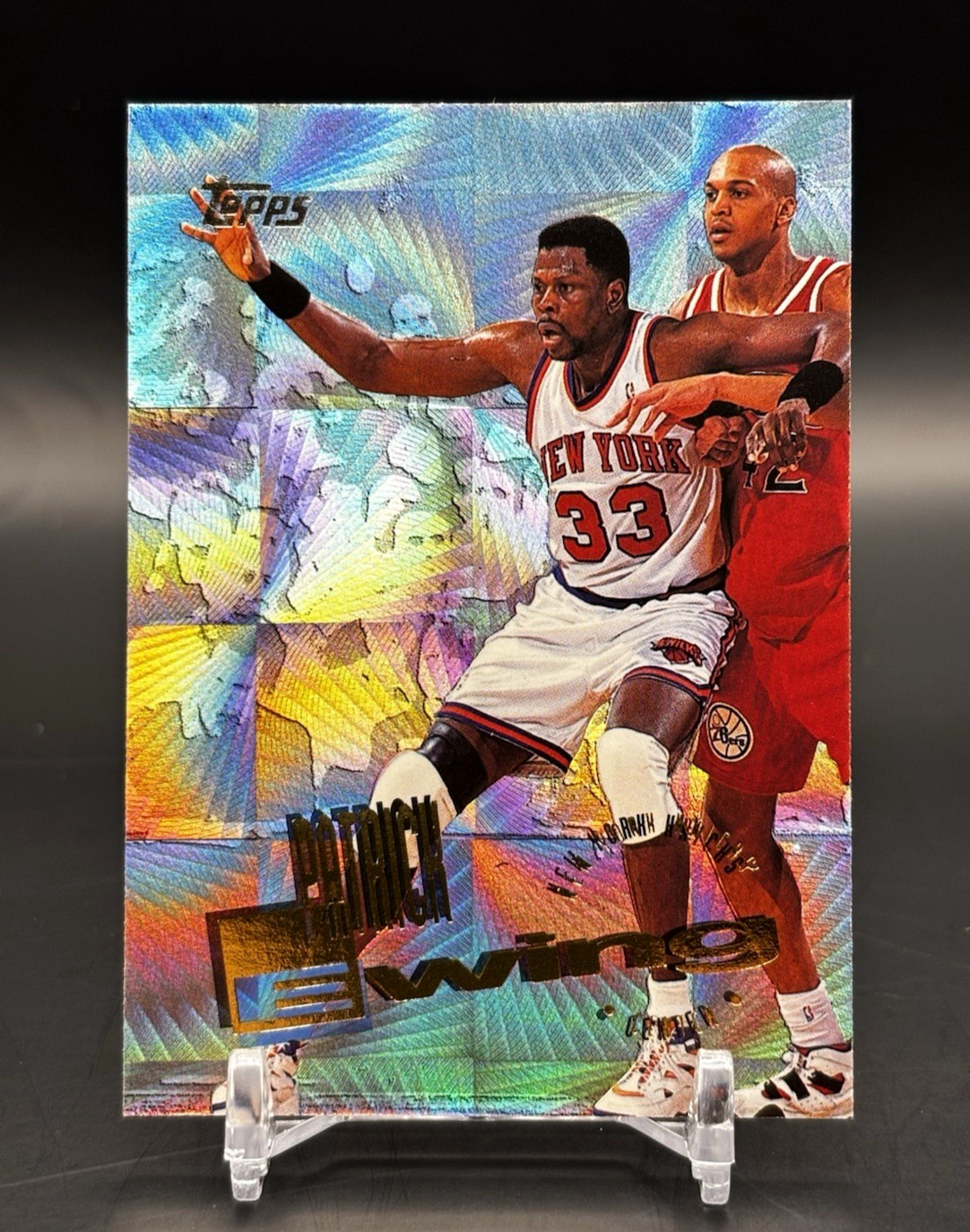 1995-96 Topps Power Boosters #278 Patrick Ewing ~ New York Knicks