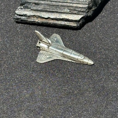 Vintage 1990s NASA Space Shuttle Sterling Silver 925 Small 3D Figurine Miniature