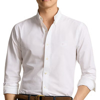 Hugo Boss Poplin Shirts, Regular Fit Button Down Collar Embroidered Logo Shirt