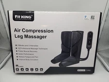 Fit King Air Compression Leg Massager Green Model Number FT-009A  NEW