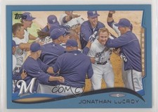 2014 Topps Wal-Mart Blue Jonathan Lucroy #285 0w7