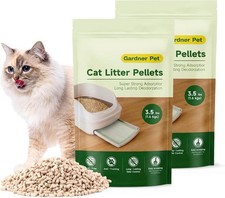 Non-Clumping Zeolite Cat Litter Pellets 7Lbs Bundle High-Absorbent Mineral