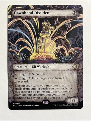 Dawnhand Dissident (Showcase) Lorwyn Eclipsed Regular