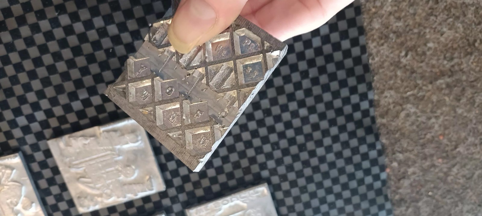 1910 GILLETTE AD CO PRINTING BLOCKS FOR SILENT MOVIES 33 blocks total