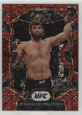 2021 Panini Select UFC Concourse Red Disco Prizm 7/199 Magomed Ankalaev #36 u6m