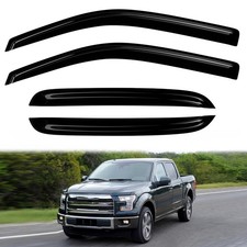 4PC Rain Guards for 2014-2018 Chevy Silverado/GMC Sierra 1500 CrewCab Window ...