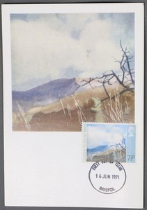 MayfairStamps Great Britain FDC 1971 Ulster Painting First Day Post Card aaz_634