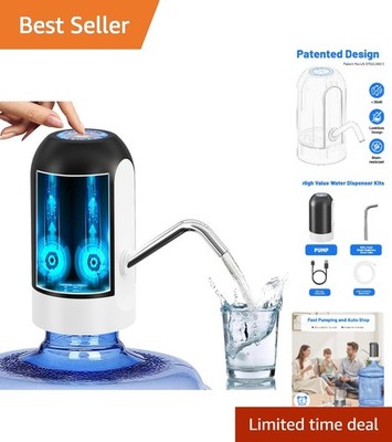 BPA-Free Electric Water Dispenser for 5 Gallon Bottles - Family Friendly Design