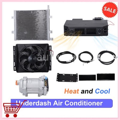 12V Electric Cool&Heat Air Conditioner Universal Underdash DC Auto Car A/C Kit