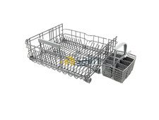 GENUINE ASKO DISHWASHER BOTTOM BASKET ASSEMBLY WITH CUTLERY BASKET 441257
