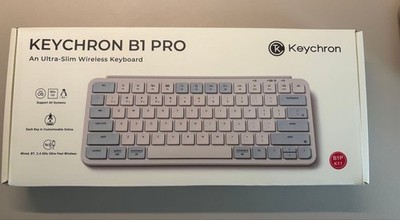 Keychron B1 Pro Ultra Slim Wireless Mechanical Keyboard US Layout Gray