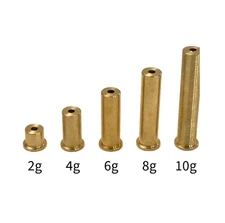 Brass Tip Weight Plugs for .335 Wood & .355 Iron Shafts- 2g 4g 6g 8g 10g