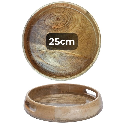 BLOFLO Vassoio Decorativo A Forma Di Onda In Legno Di Faggio - Per Cristalli, Gioielli, Candele E Home Decor