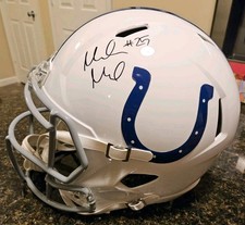 Indianapolis Colts Full Size Speed Replica Helmet Marlon Mack Auto FS NFL