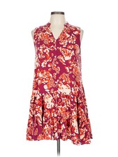 Nine West Women Red Casual Dress L