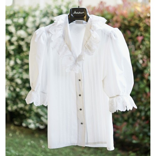 TYROLEAN STYLE SHIRT SIZE 42/44 it. circa alphorn