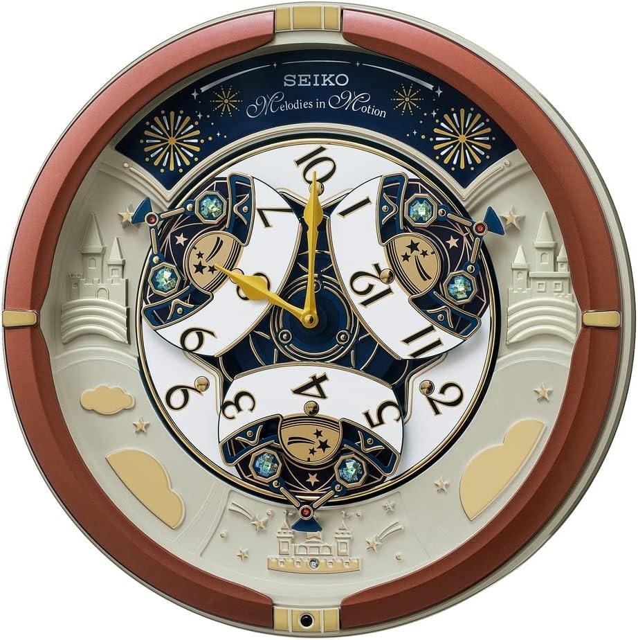 Seiko RE601B Wall Clock 52 Melody in Motion Analog